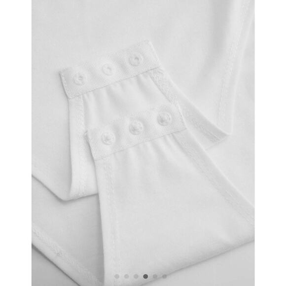 CIDER ROUND NECK WHITE SHORT SLEEVE BODYSUIT PLUS SIZE 1XL NWT - Picture 6 of 6